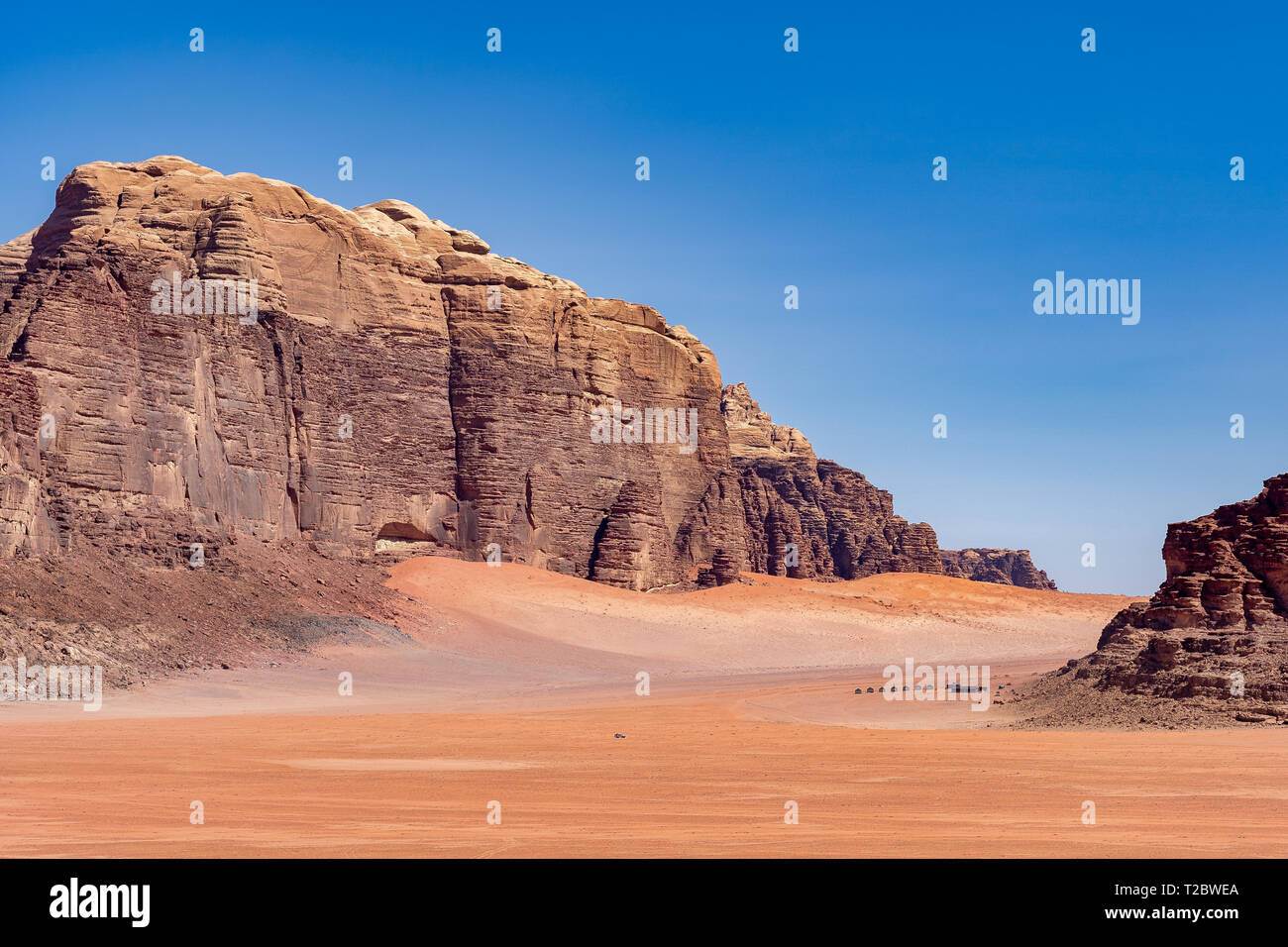 Il Wadi Rum, Giordania Foto Stock