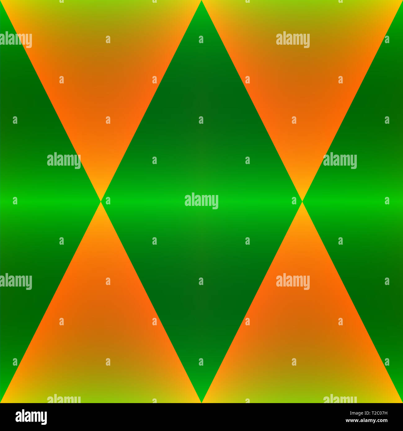 Metallica triangoli colorati formando un disegno naturalistico Foto Stock