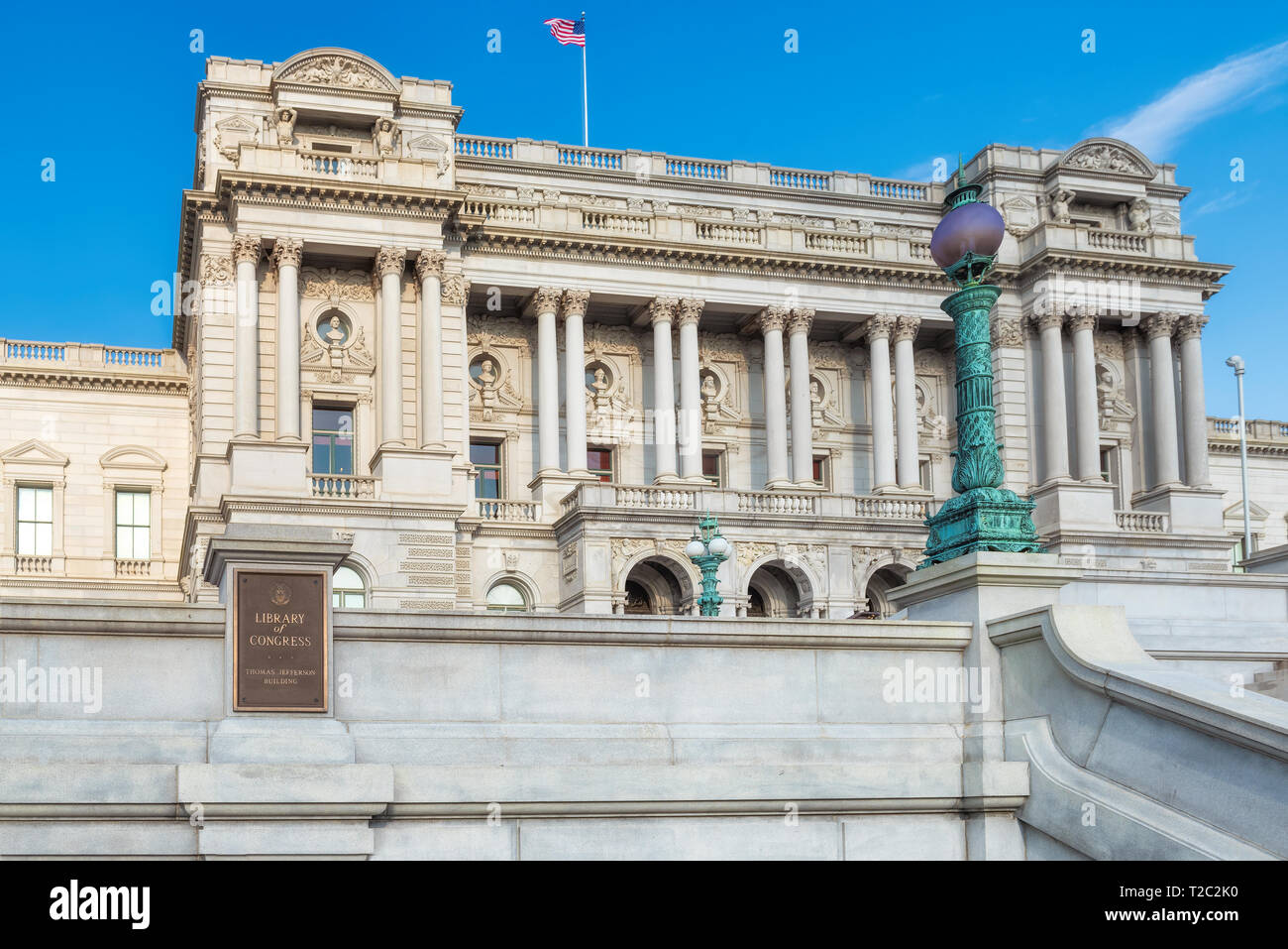 La biblioteca del palazzo dei congressi - Washington DC, Stati Uniti d'America Foto Stock