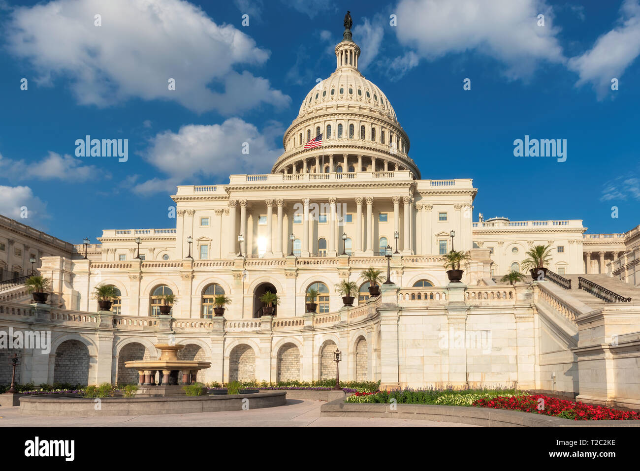 United States Capitol Building, Washington DC, Stati Uniti d'America. Foto Stock
