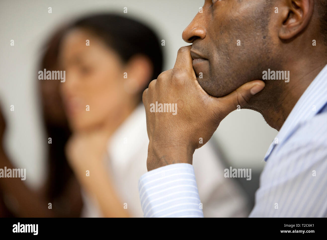 Gruppo di discussione in office Foto Stock