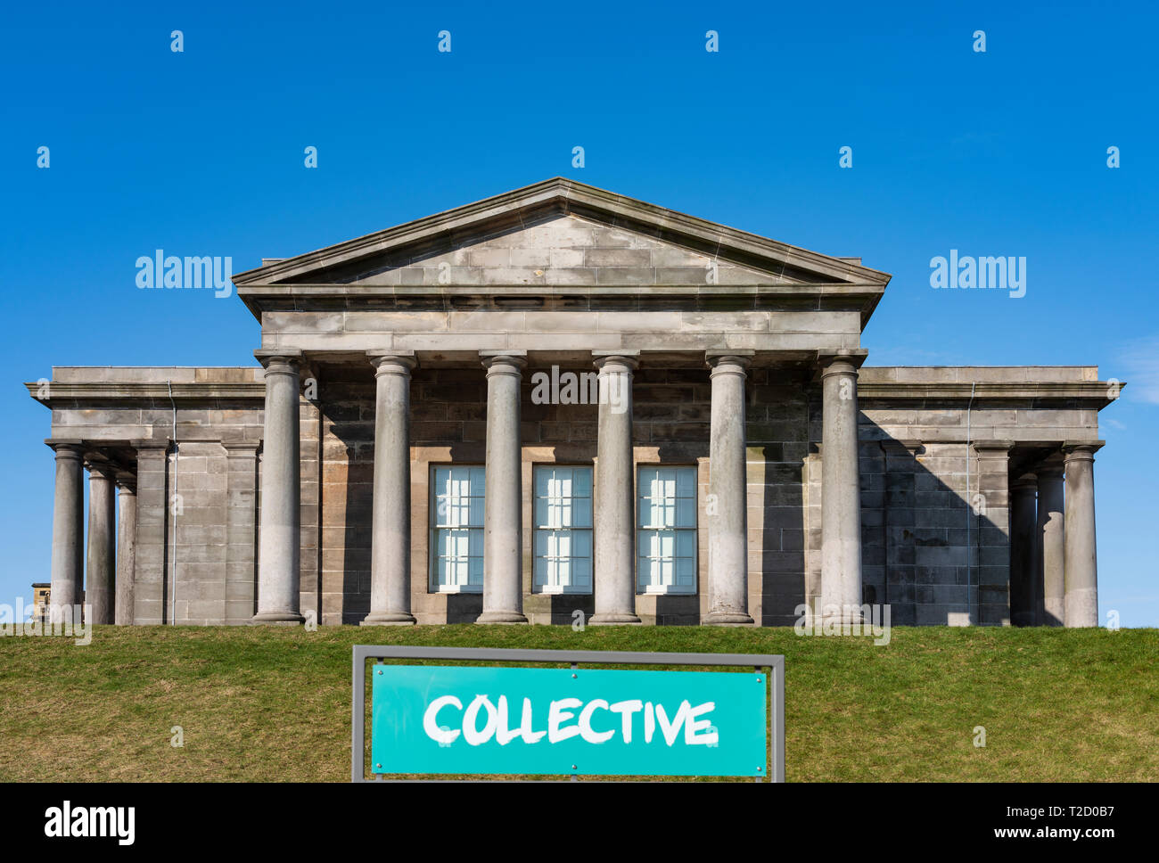 Il nuovo contratto collettivo di arts center presso l'ex città Osservatorio sulla Calton Hill a Edimburgo, Scozia, Regno Unito Foto Stock