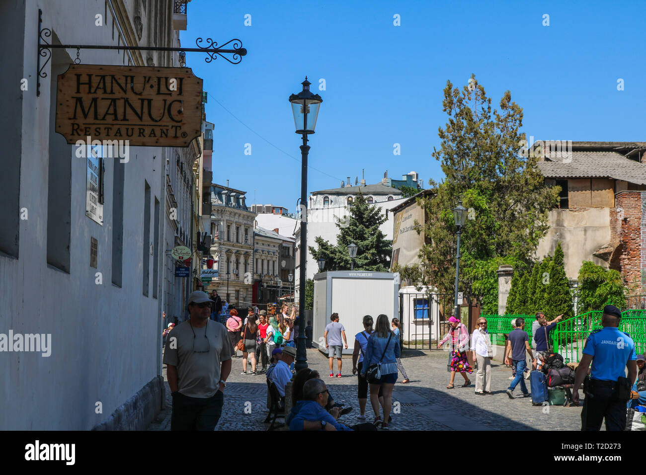 Streetlife a Bucarest, in Romania. Per scattare foto in 2018 Foto Stock