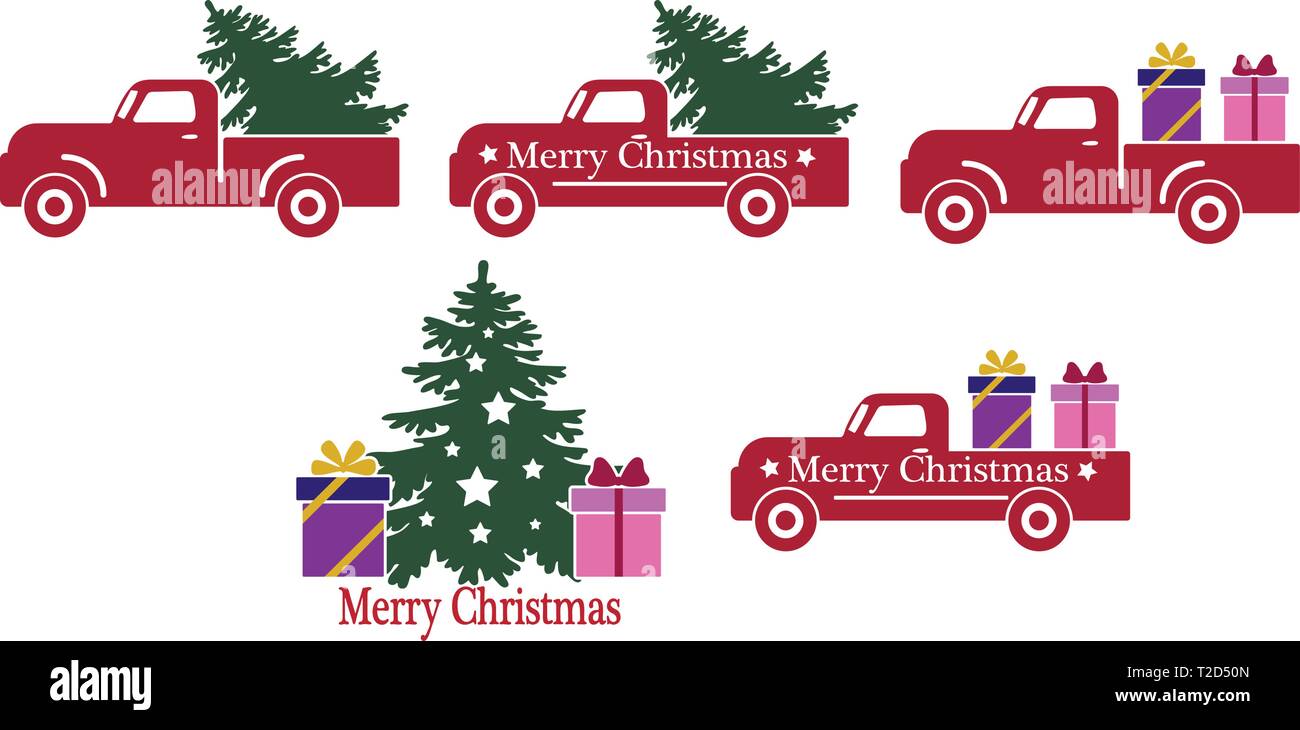 Giocattolo Vintage Camion Di Natale Toyandona Con Albero - Modellino Metallico Vintage Decorazione Decorazione Natalizia Metallo