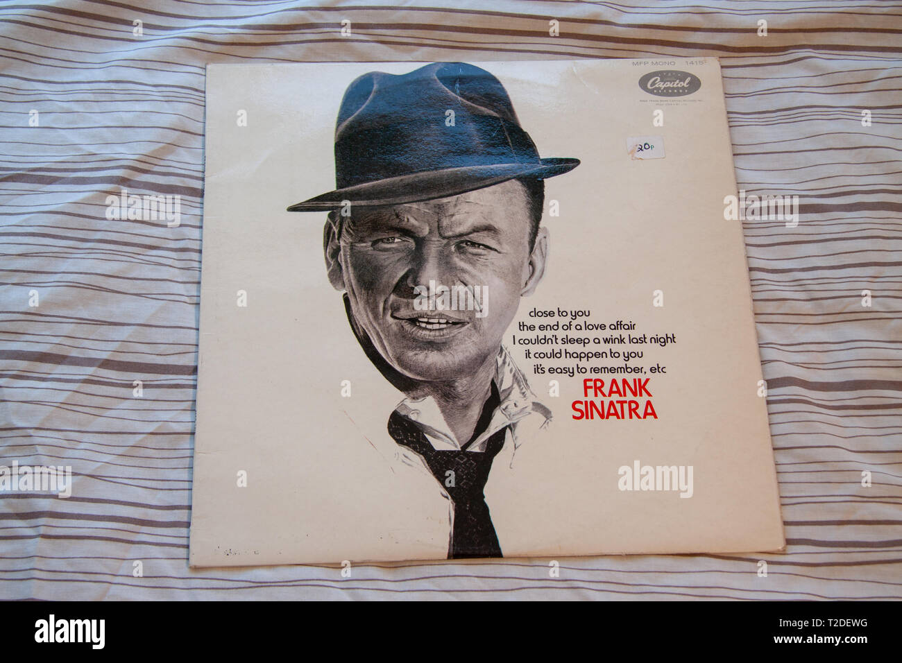 Frank Sinatra con Nelson Riddle Capitol album Foto Stock
