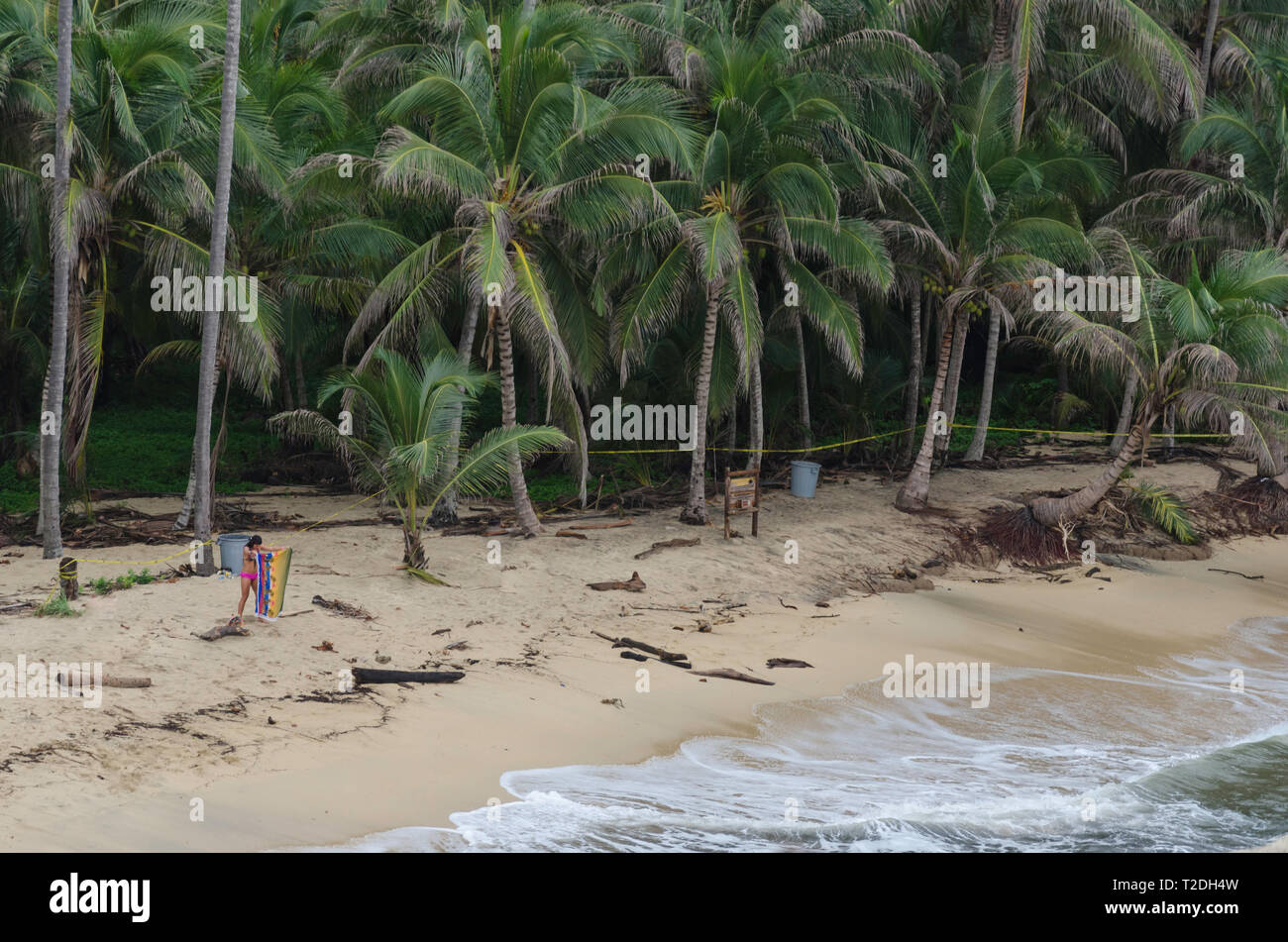 La vita sulla spiaggia Foto Stock