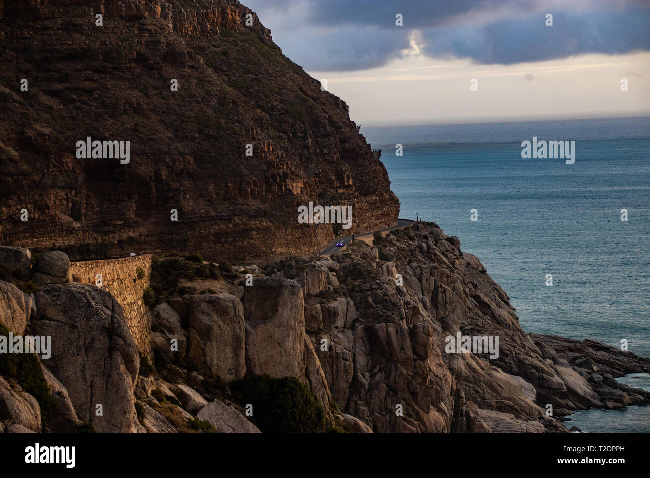 Chapmans Peak drive. Autostrada costiera, Sud Africa Foto Stock