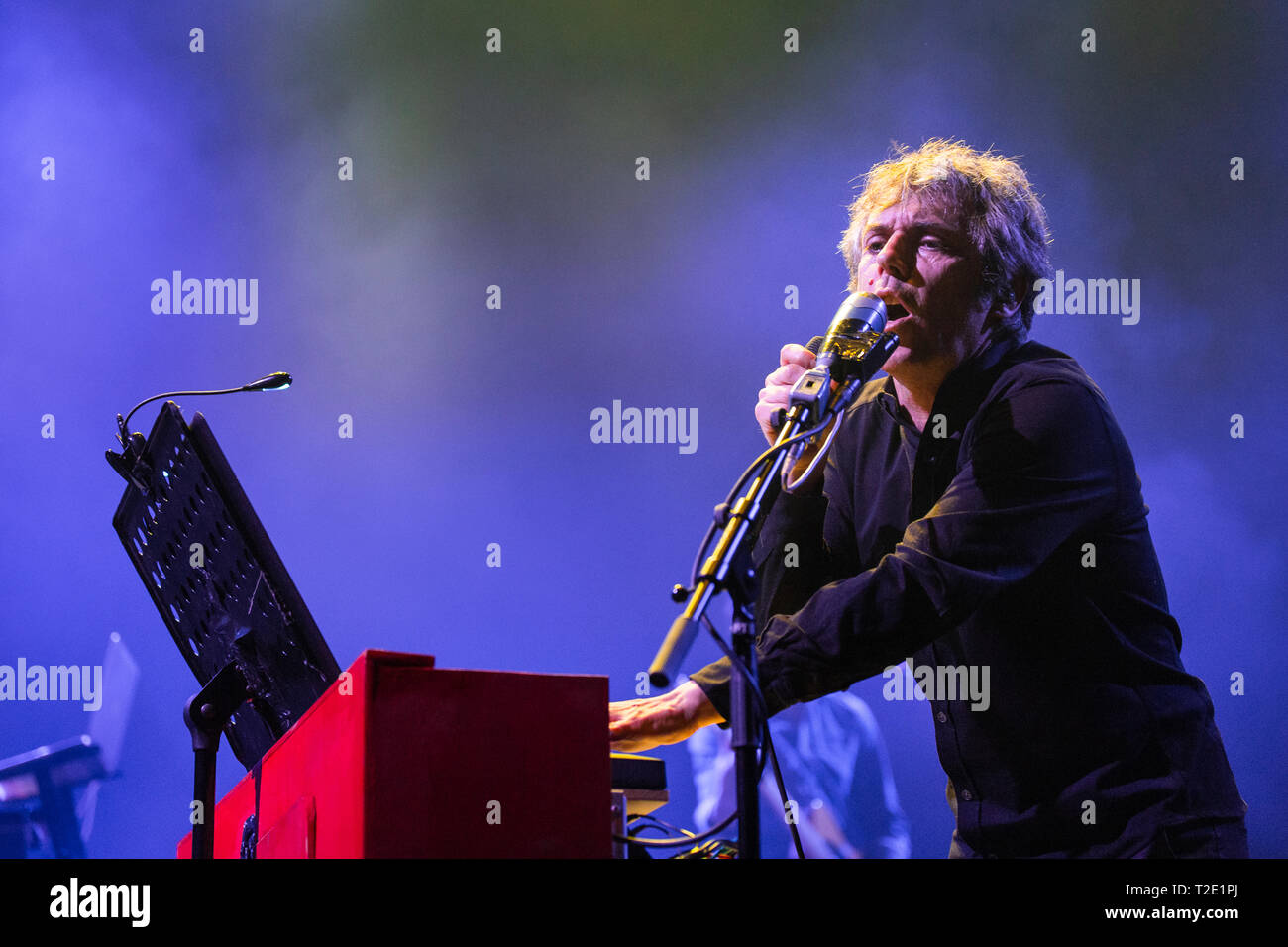 Barcellona, Spagna. 0914 Marzo, 2019. Concerto di Ivan Ferreiro in Barts alla chitarra BCN. Fotografo: Credito: Aitor Rodero. Foto Stock