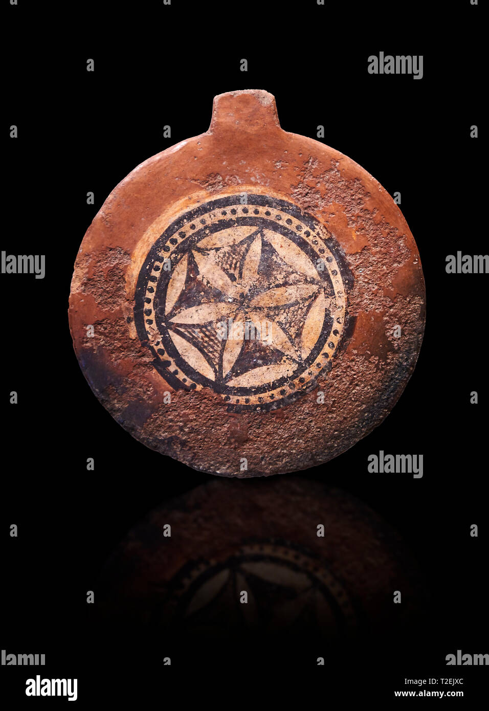 Frigia decorate in cotto parete architettonica della placca. 8-VII secolo a.c. . Çorum Museo Archeologico, Corum, Turchia Foto Stock