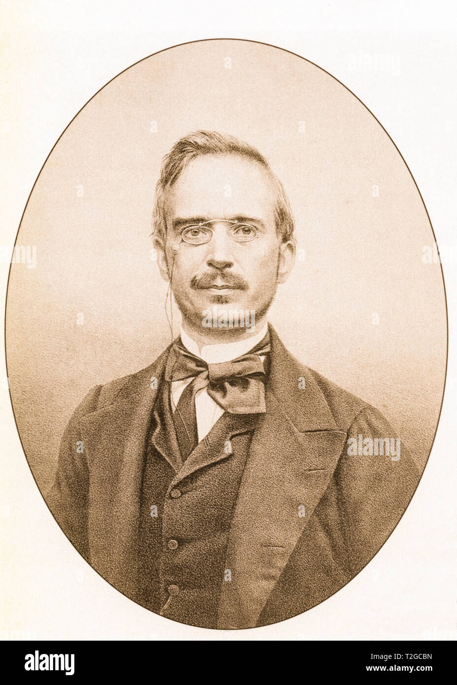 Rattazzi (Alessandria, 30 Giugno 1808 - Frosinone, Giugno 5, 1873) era un politico italiano Foto Stock