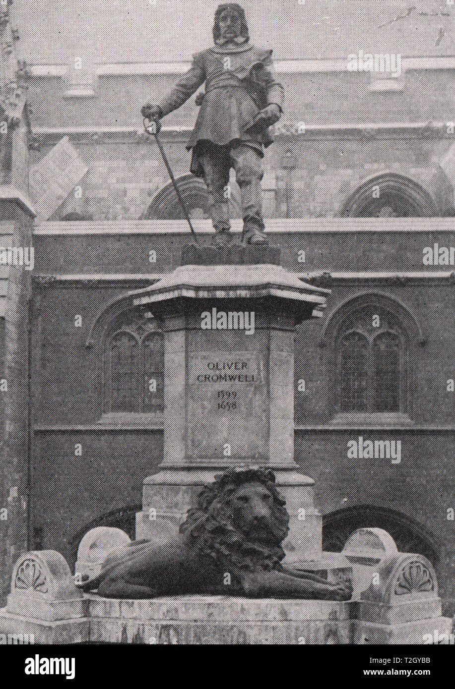 Oliver Cromwell della statua Foto Stock