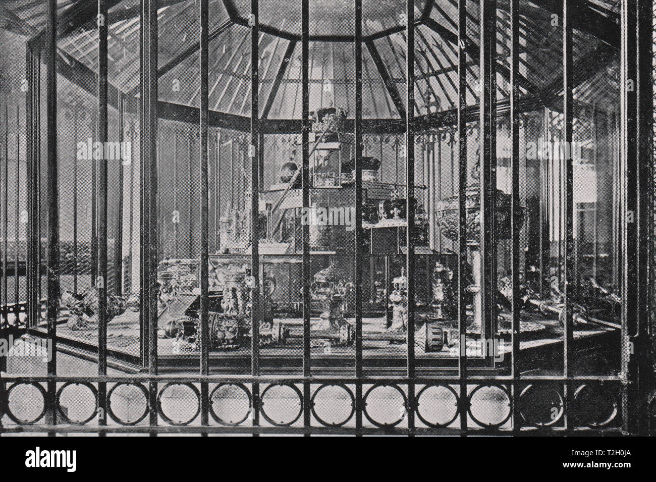I gioielli della Corona, la Torre di Londra Foto Stock