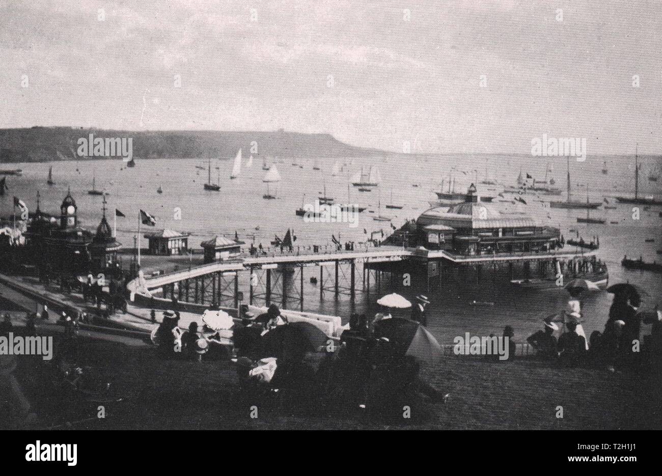 Plymouth Pier-Regatta giorno Foto Stock