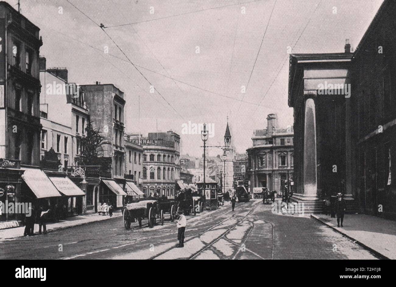 George Street, Plymouth Foto Stock
