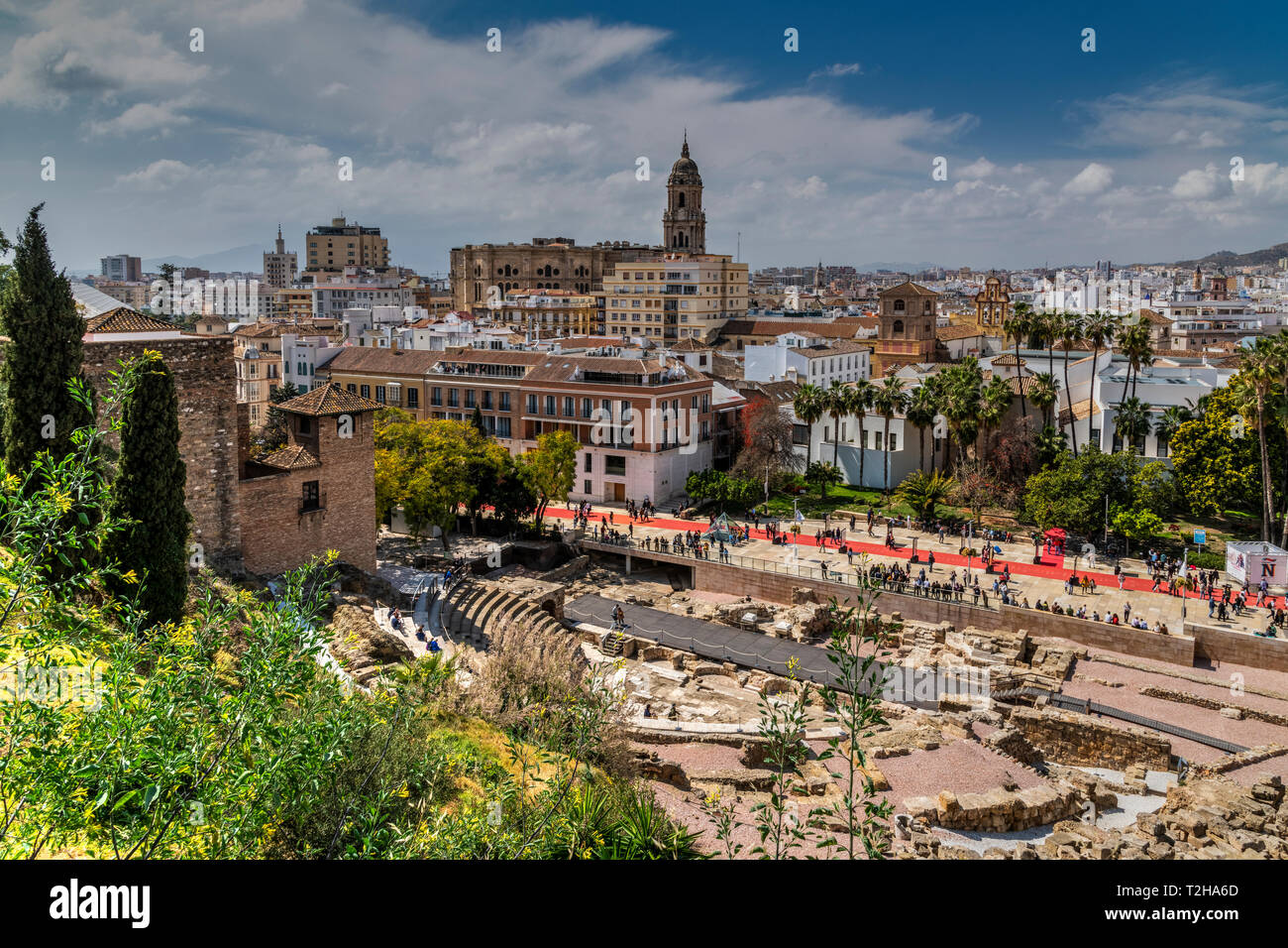 Malaga, Andalusia, Spagna Foto Stock