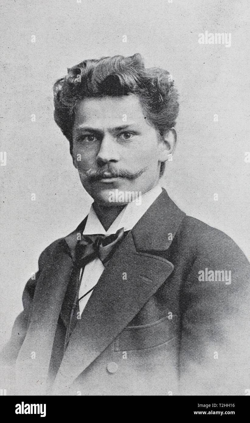 Jan Szczepanik, 1872, 1926, inventore polacco, con diverse centinaia di brevetti e oltre 50 scoperte a suo nome, molte delle quali sono ancora oggi applicata Foto Stock