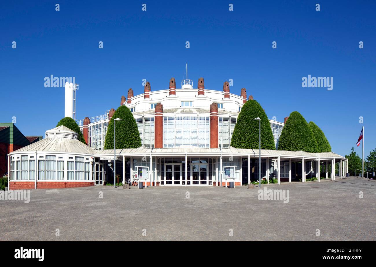 Città del teatro, architetto Gottfried Bohm, monumento architettonico, Itzehoe, Schleswig-Holstein, Germania Foto Stock