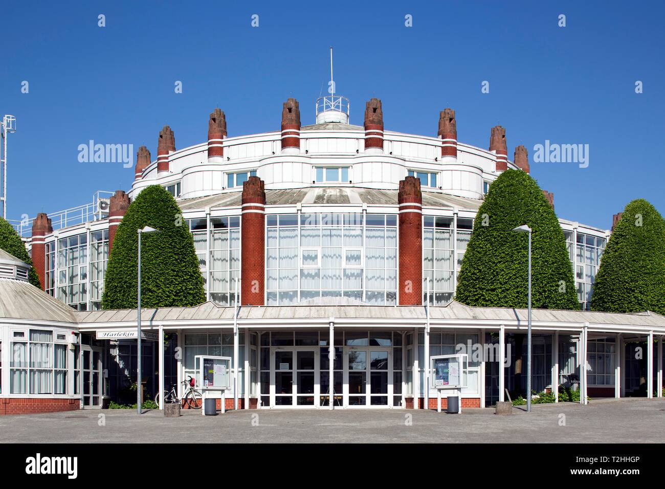 Città del teatro, architetto Gottfried Bohm, monumento architettonico, Itzehoe, Schleswig-Holstein, Germania Foto Stock