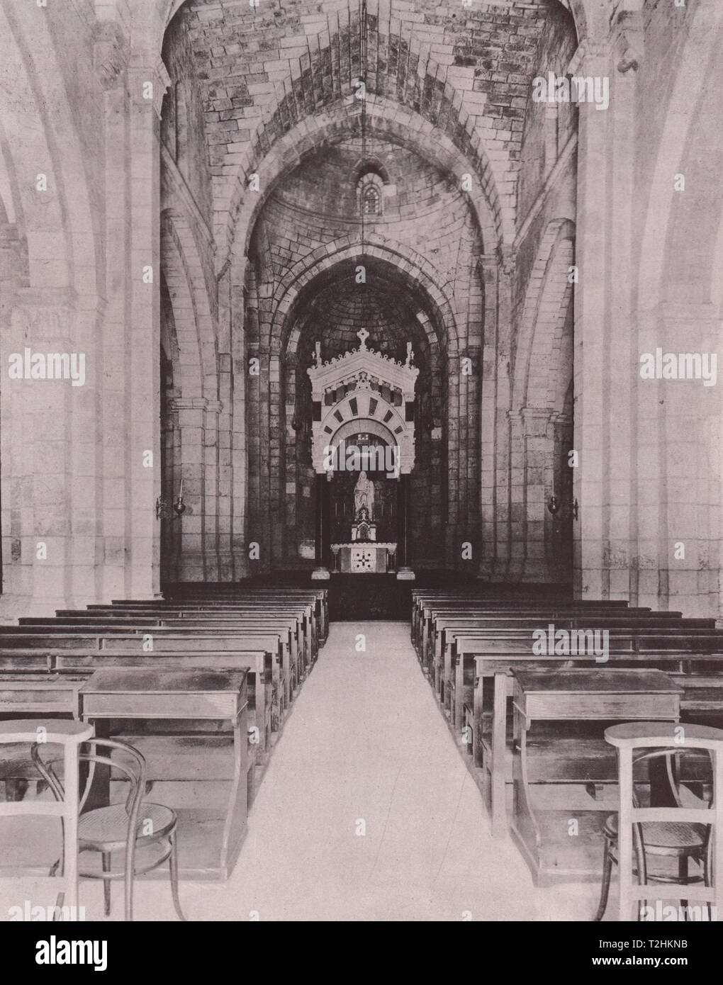 Gerusalemme - La Chiesa di Saint-Anne : Interno Foto Stock