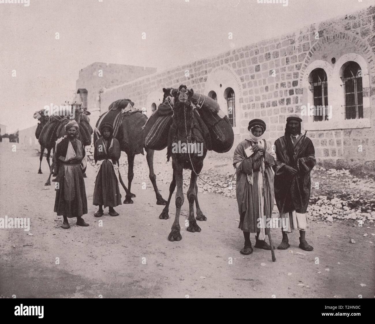 Tipi Moabiton - Beduino su un viaggio Foto Stock