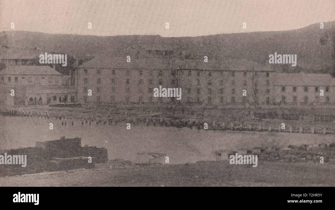 Vecchia colonia penale prigione di Australia, ancora in piedi. Utilizzate una cinquantina di anni fa Foto Stock