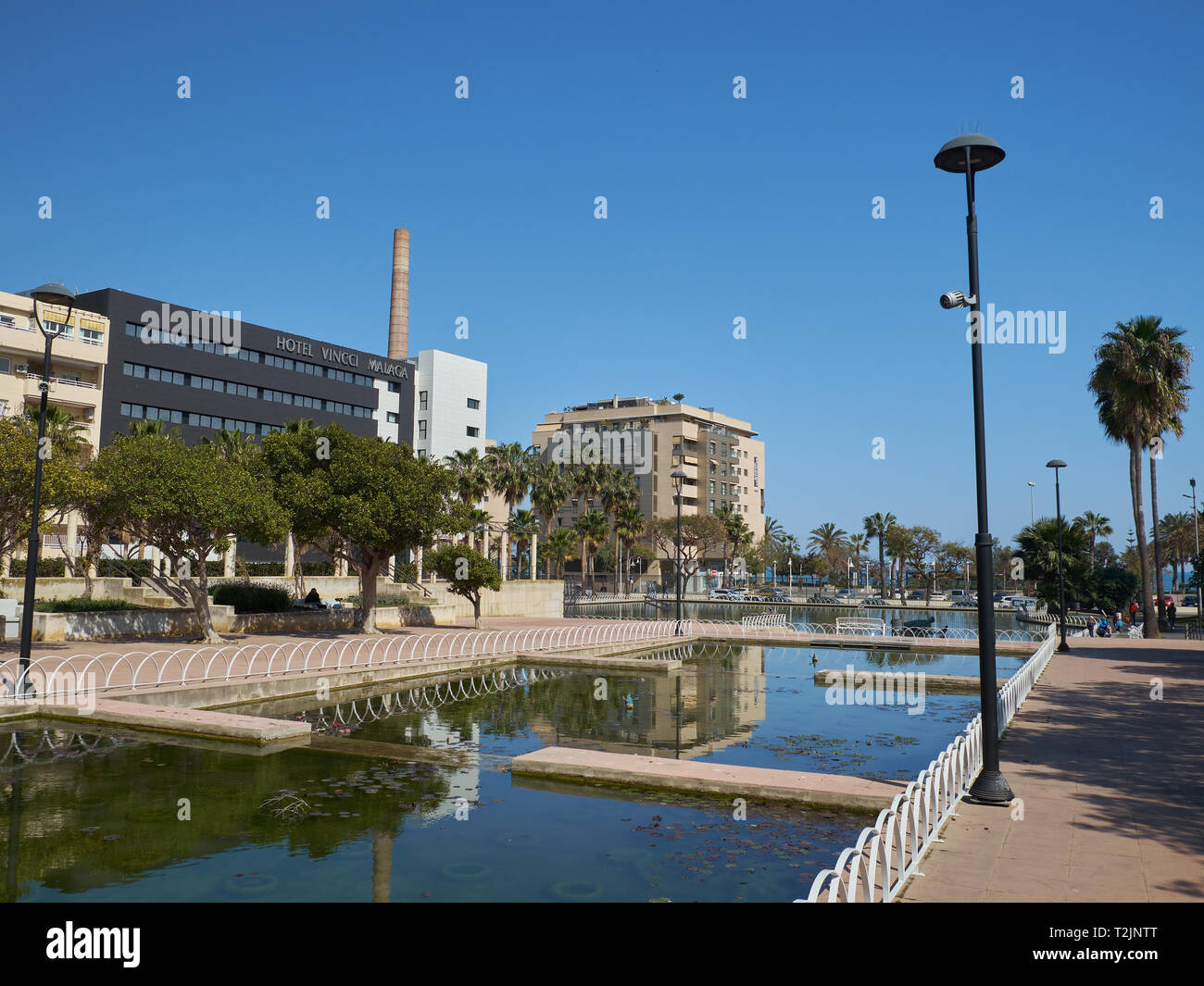 Parque del Oeste (West Park). Malaga, Spagna. Foto Stock