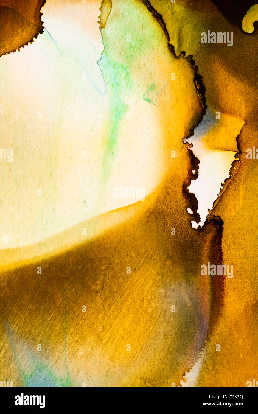 Arte astratta. Un dettaglio di un alcool di pittura di inchiostro. Colorato  dipinto astratto dello sfondo. Testurizzato, contemporaneo e moderno  dipinto astratto Foto stock - Alamy