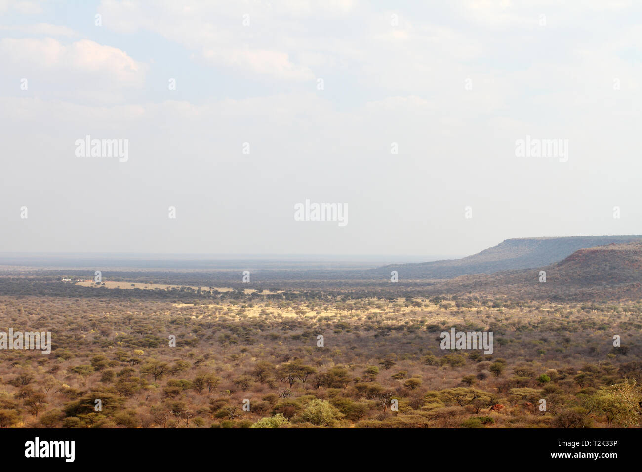 A Waterberg Plateau in Namibia Foto Stock