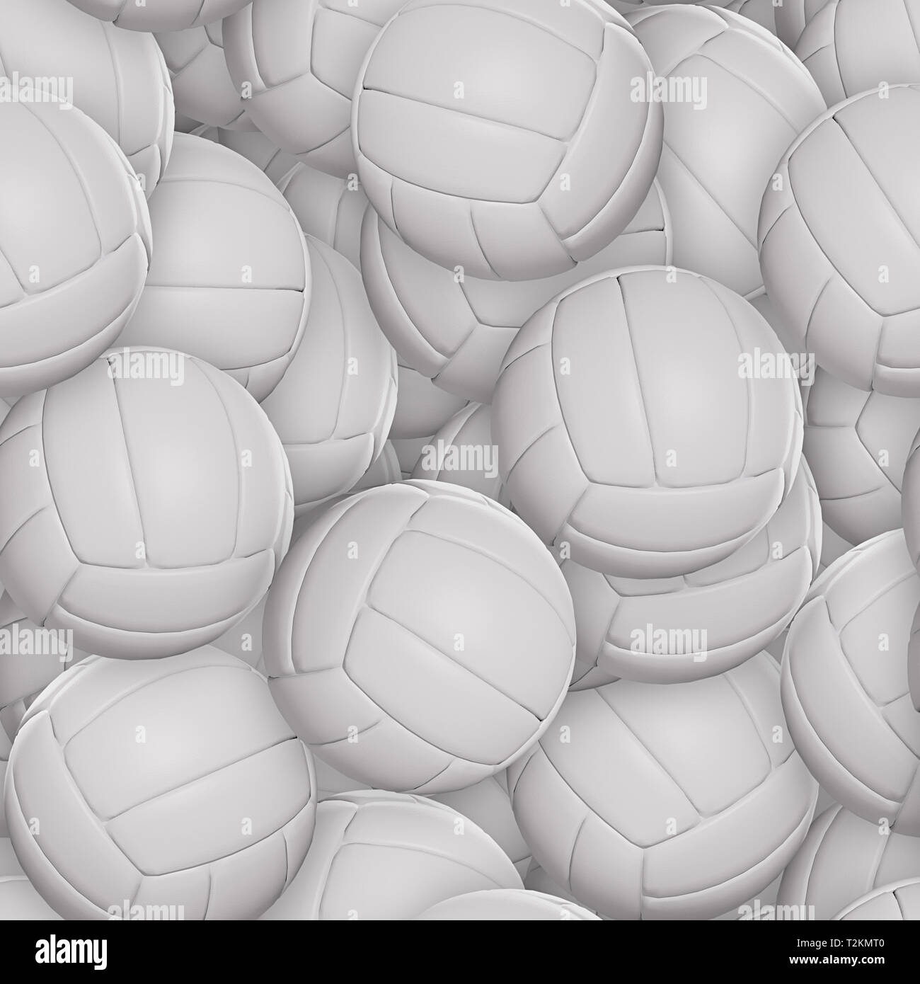 Volleyballs Texture Seamless Tile Foto Stock