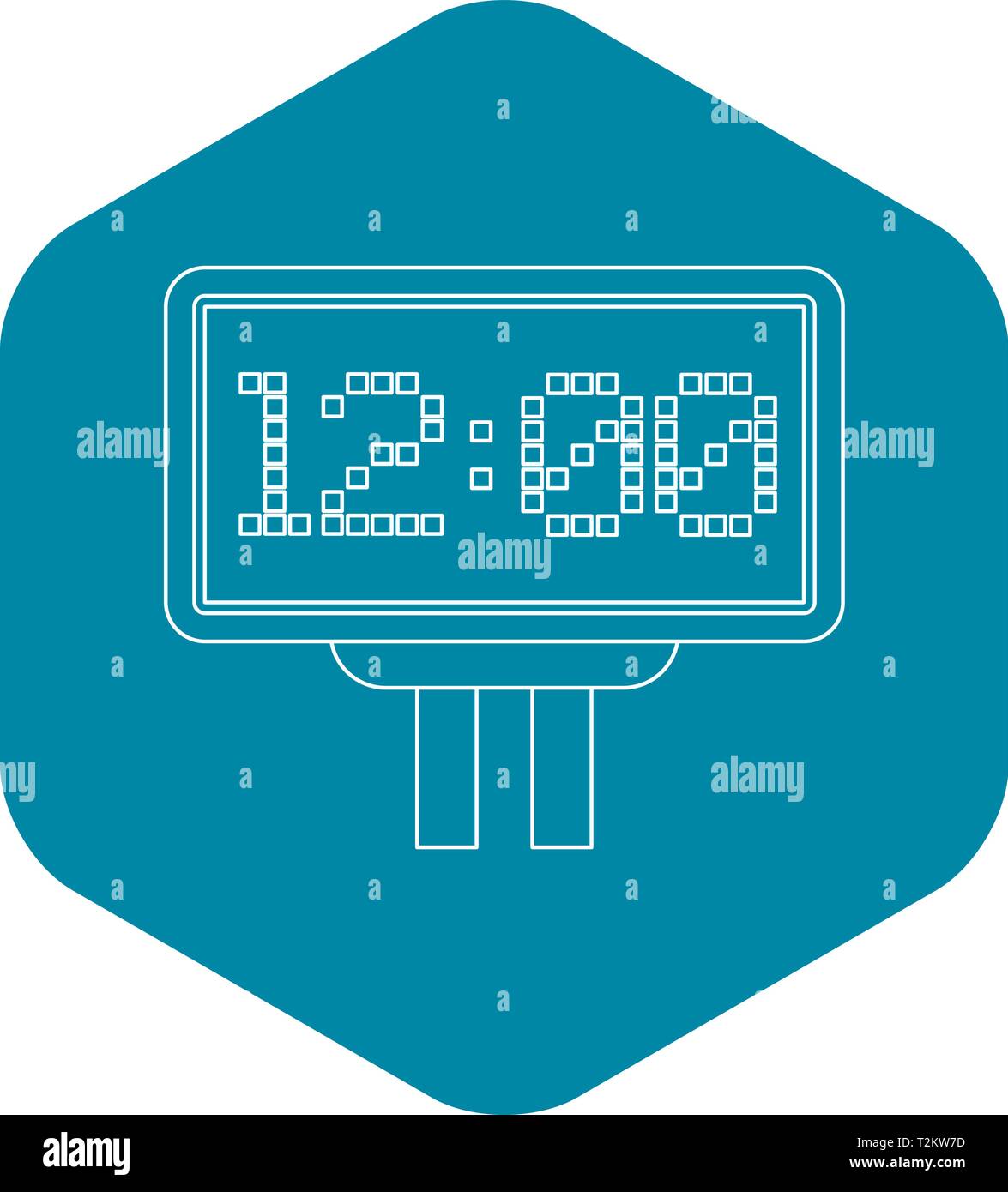 Home e il quadro di valutazione per gli ospiti e la relativa icona. Illustrazione di contorno della casa e valutazione scoreboard icona vettore per il web Illustrazione Vettoriale