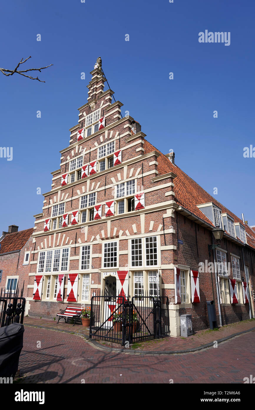 Edificio seicentesco che fu costruito per la città di falegname Foto Stock