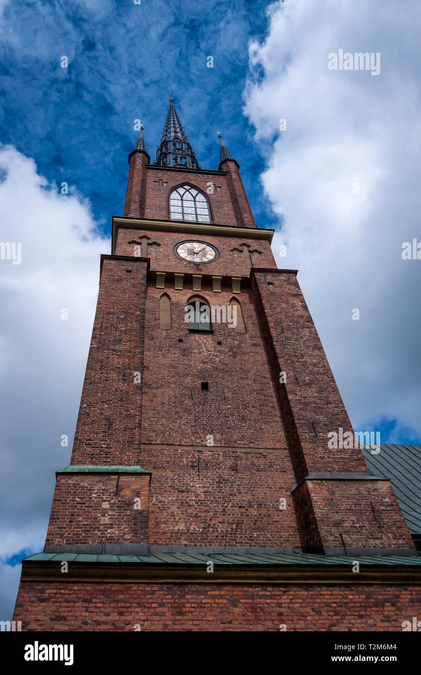Chiesa di Riddarholm, Stoccolma, Svezia Foto Stock