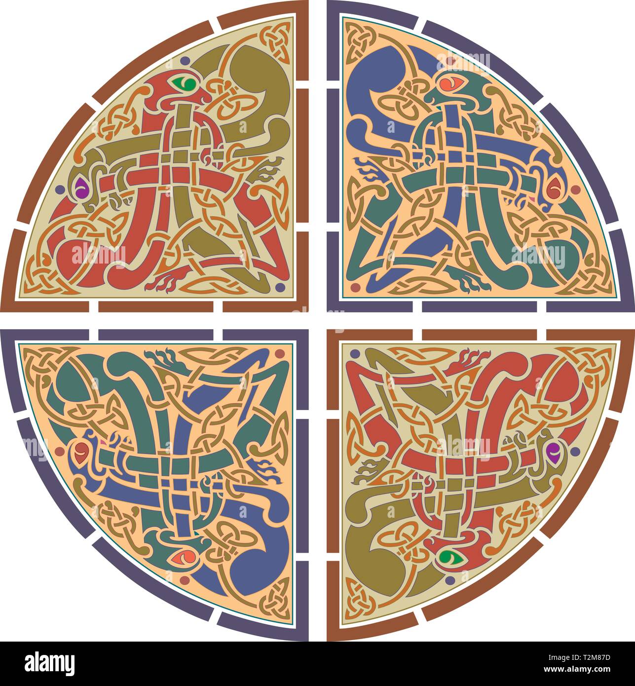 Nodo modello celtico, isolato i simboli di schizzo design per uso in modelli e campioni per tatuaggio e vari disegni e modelli - Vettore Illustrazione Vettoriale