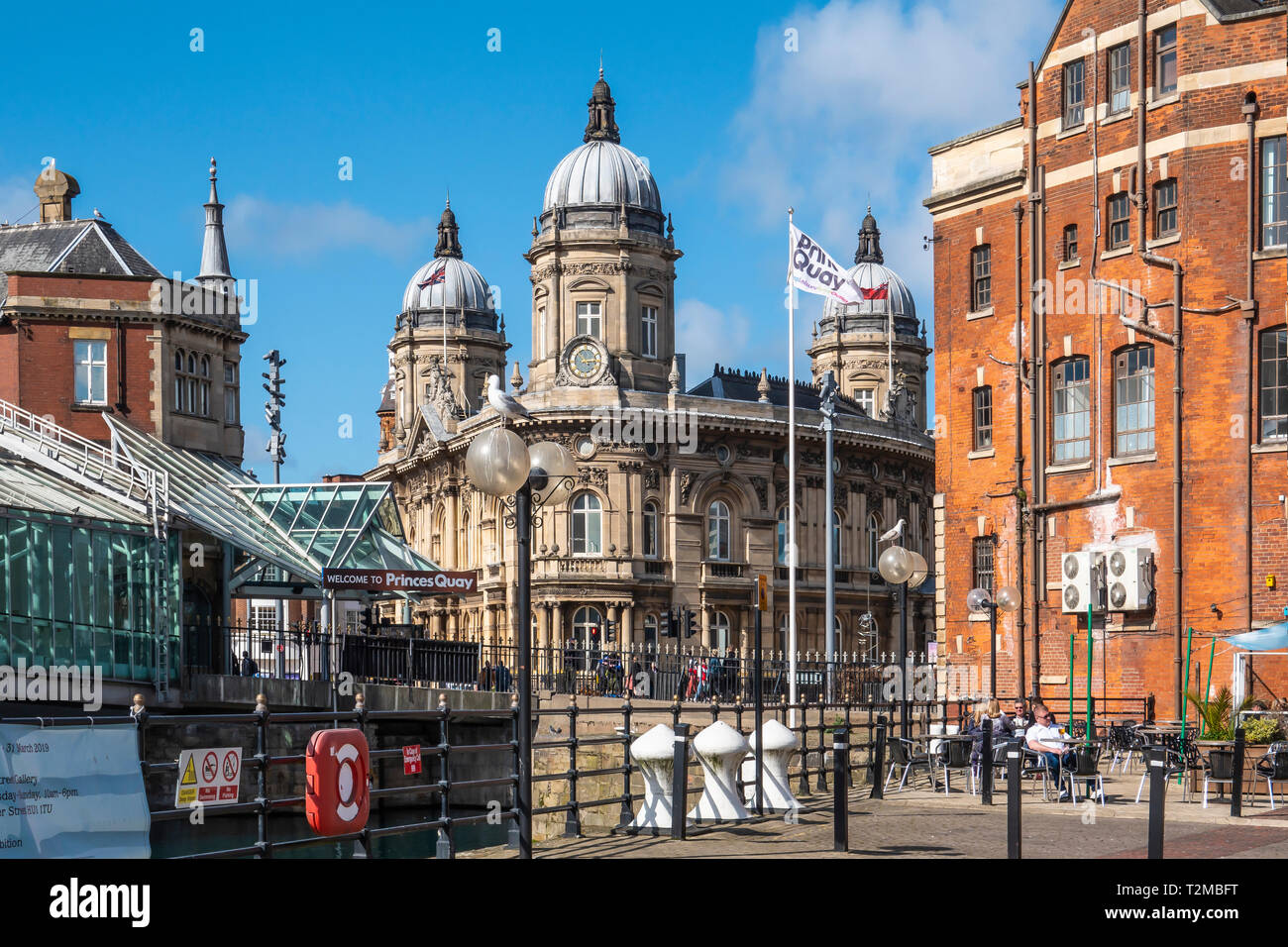 Centro citta',museo marittimo,Princes Quay,Centro commerciale,Kingston upon Hull,Inghilterra Foto Stock