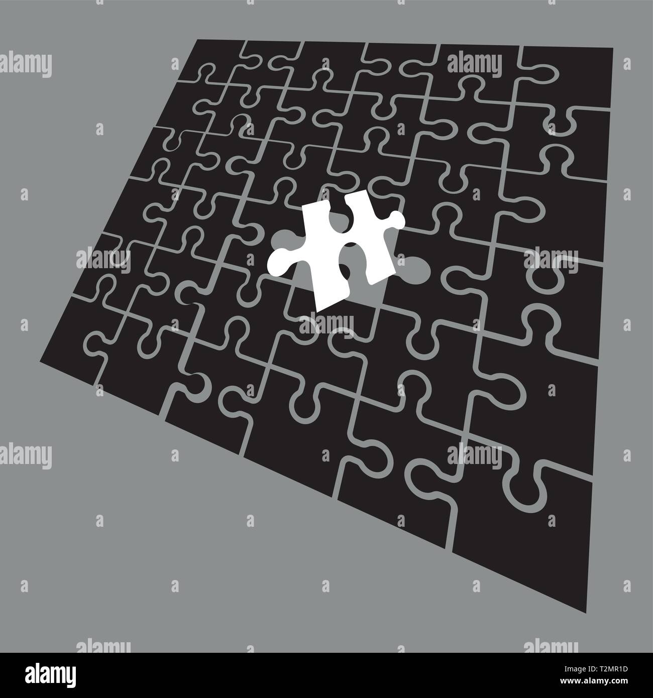 Sfondo presentazione banner puzzle. Puzzle astratto, pezzi puzzle .Vector Illustrazione Vettoriale