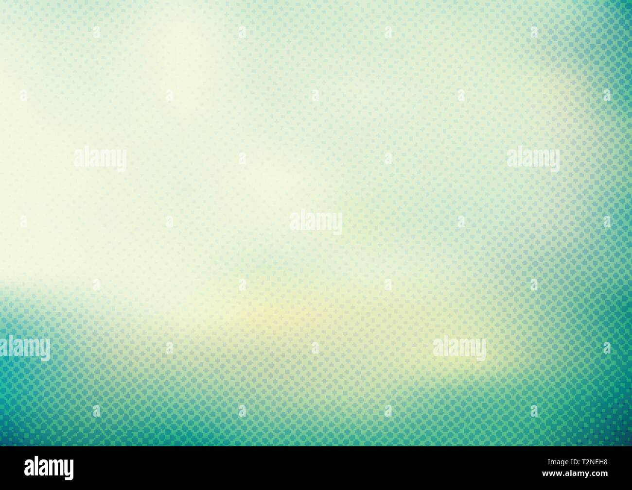 Abstract di menta verde turchese liscia colore sfondo sfocato e punti pattern stile di mezzitoni. Illustrazione Vettoriale Illustrazione Vettoriale