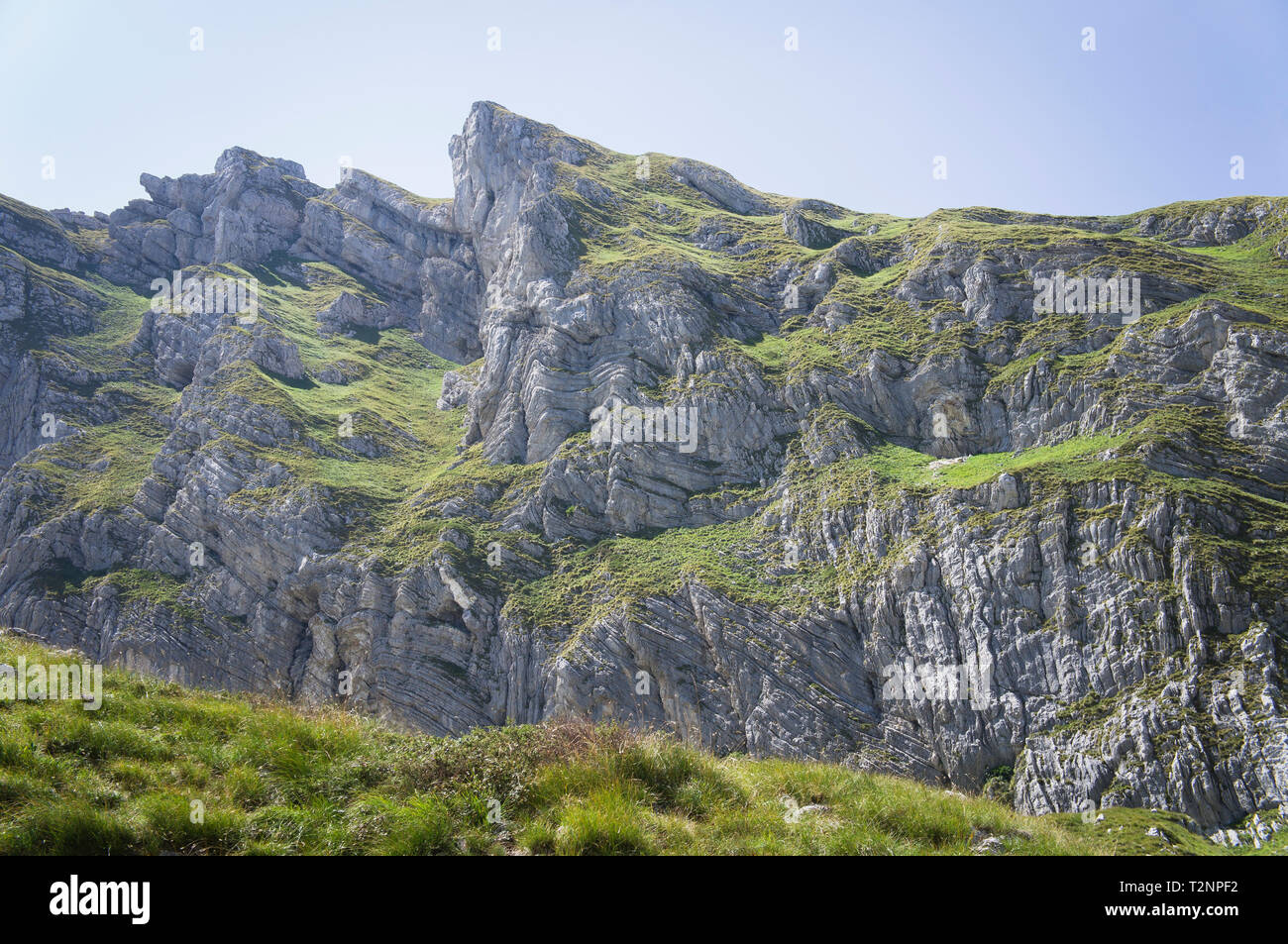 Le montagne del Durmitor è un massiccio nel nord-ovest del Montenegro, una parte delle Alpi dinariche. Bobotov Kuk, il picco più alto di esso, raggiunge un altezza di 2, Foto Stock