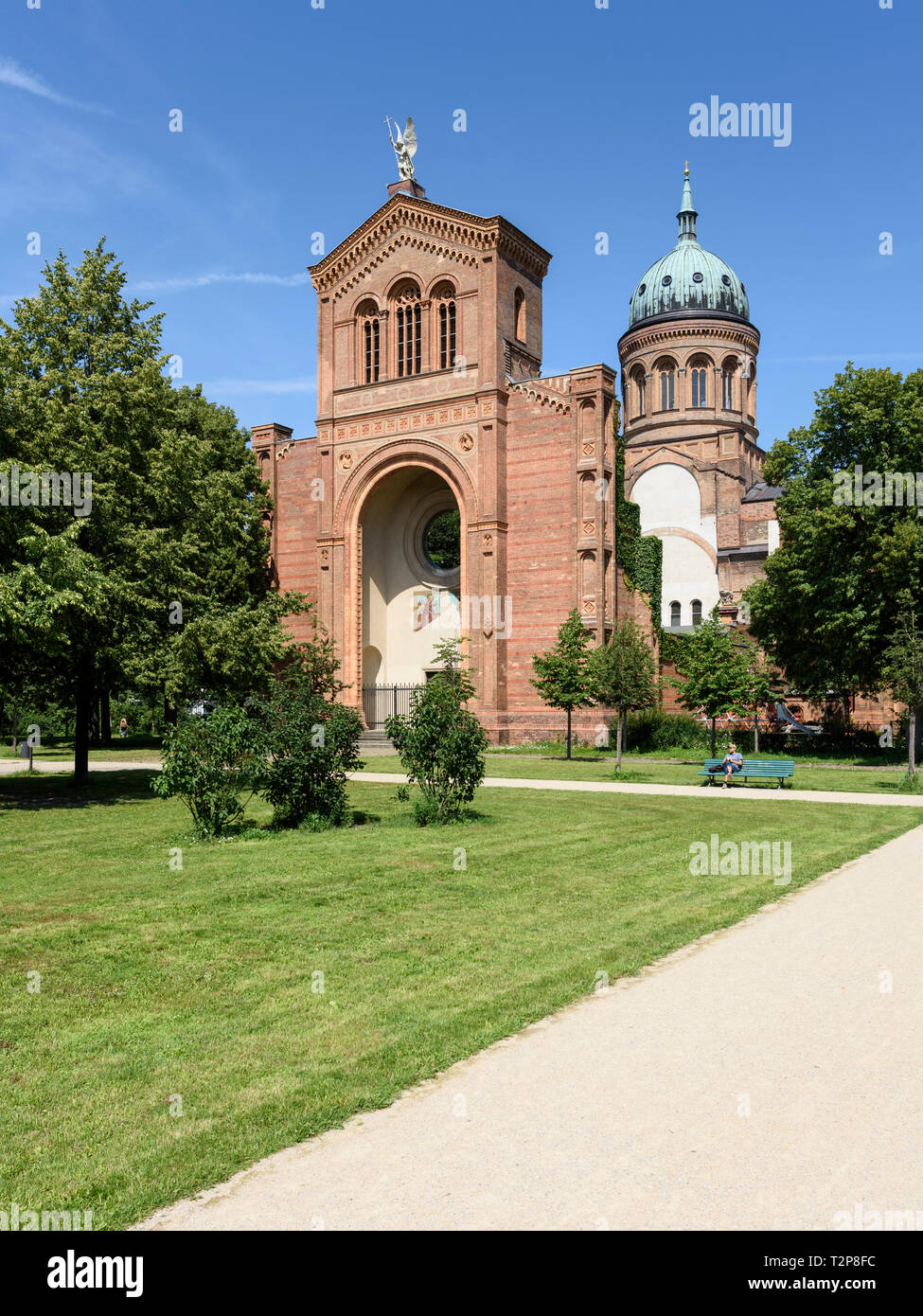 Berlino. Germania. Sankt Michael Kirche (St. Michael's Chiesa) progettato da agosto Soller (1805-1853) 1845, costruito 1851-1856. Foto Stock
