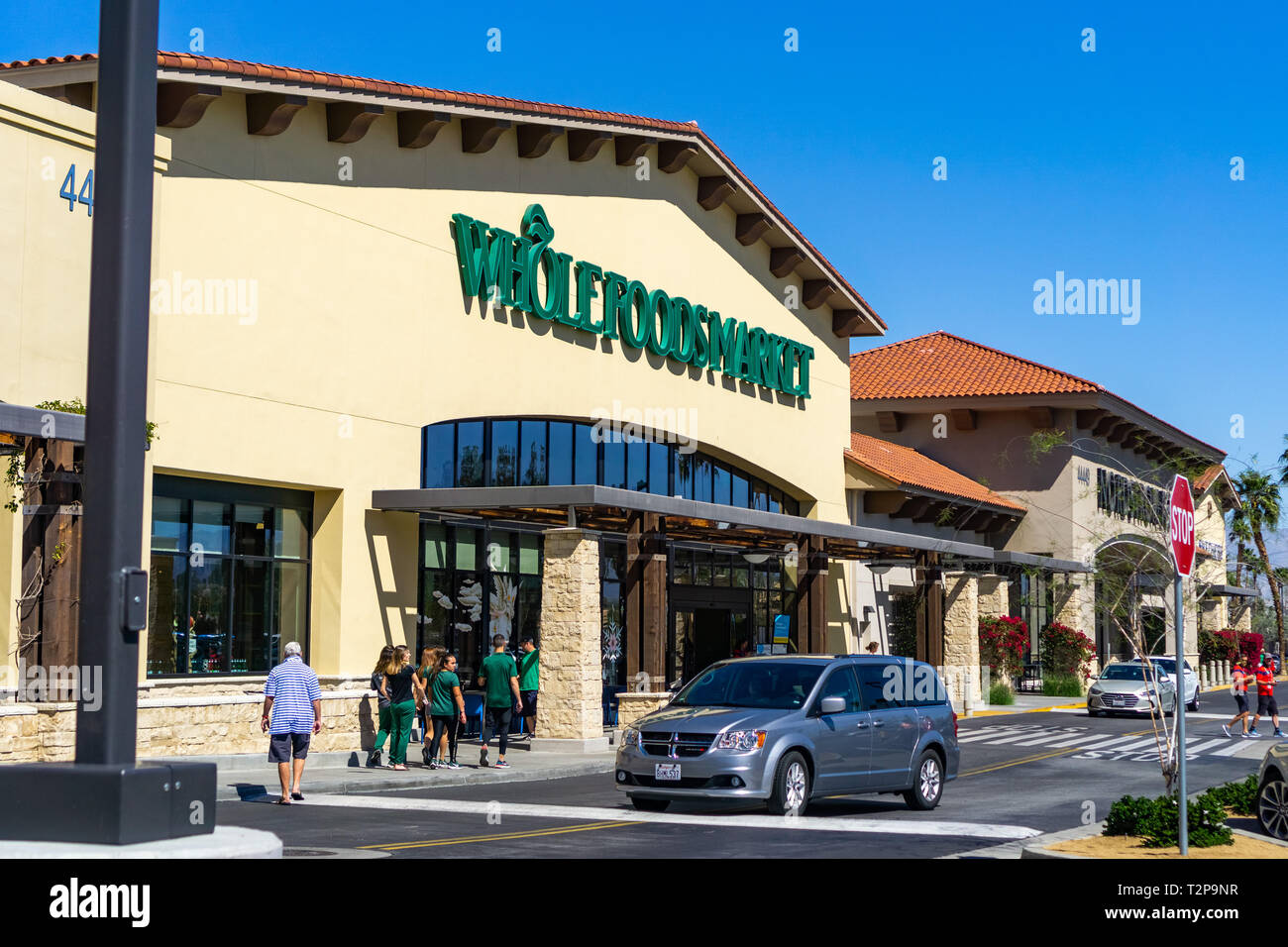 Marzo 17, 2019 Palm Desert / CA / STATI UNITI D'AMERICA - il supermercato Whole Foods supermercato situato nella Coachella Valley Foto Stock