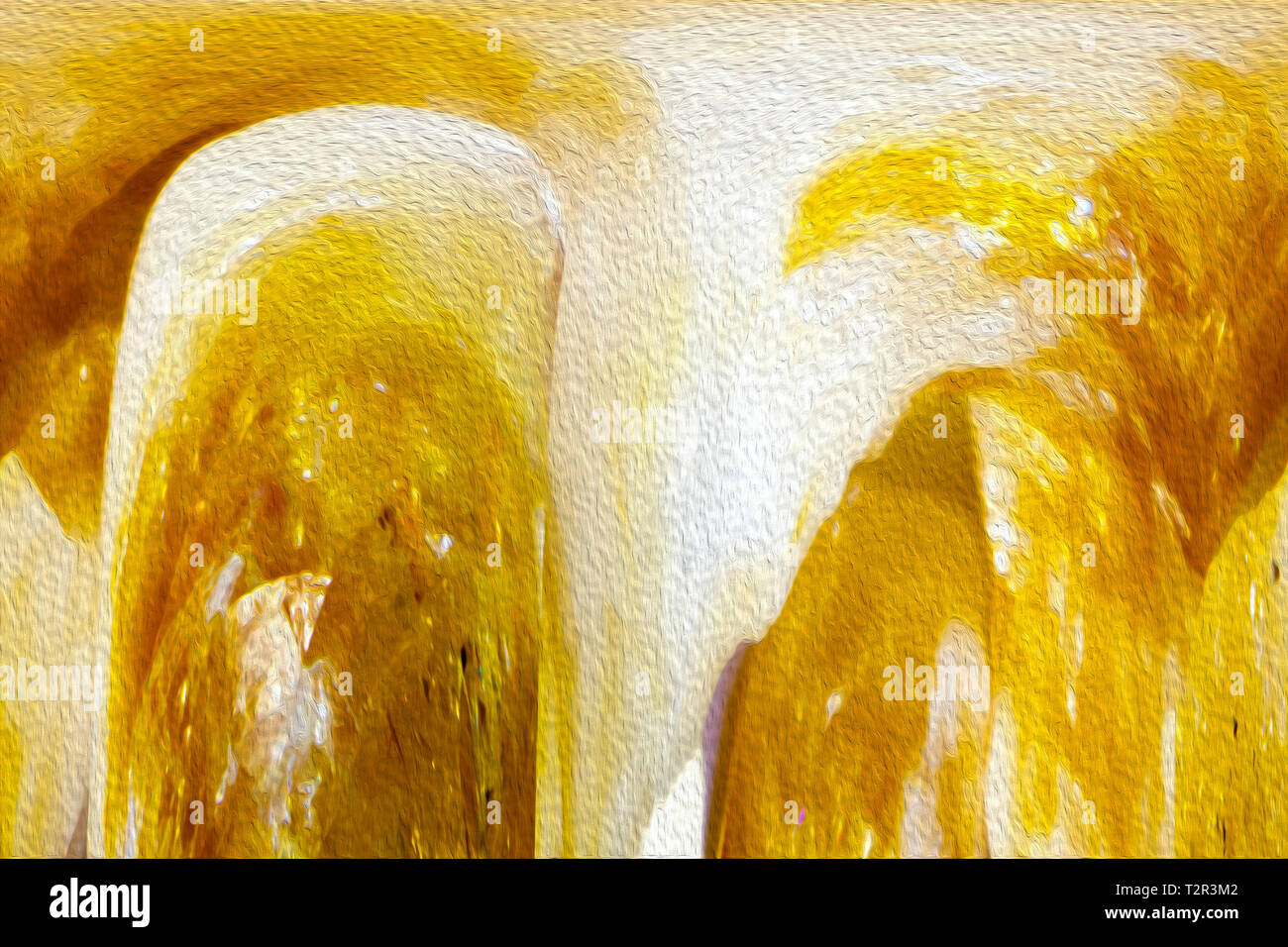 Giallo e Bianco pietre citrino, con texture di sfondo astratto, post immagine elaborata Foto Stock