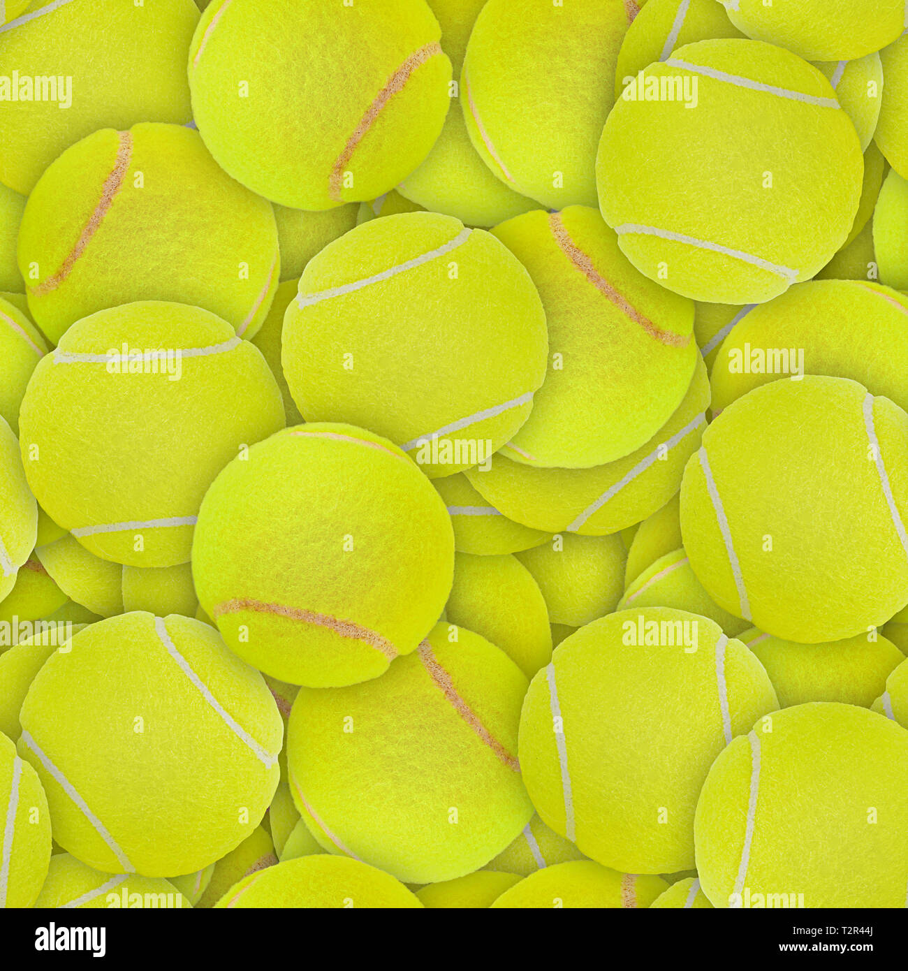 Palle da tennis Texture Seamless Tile Foto Stock