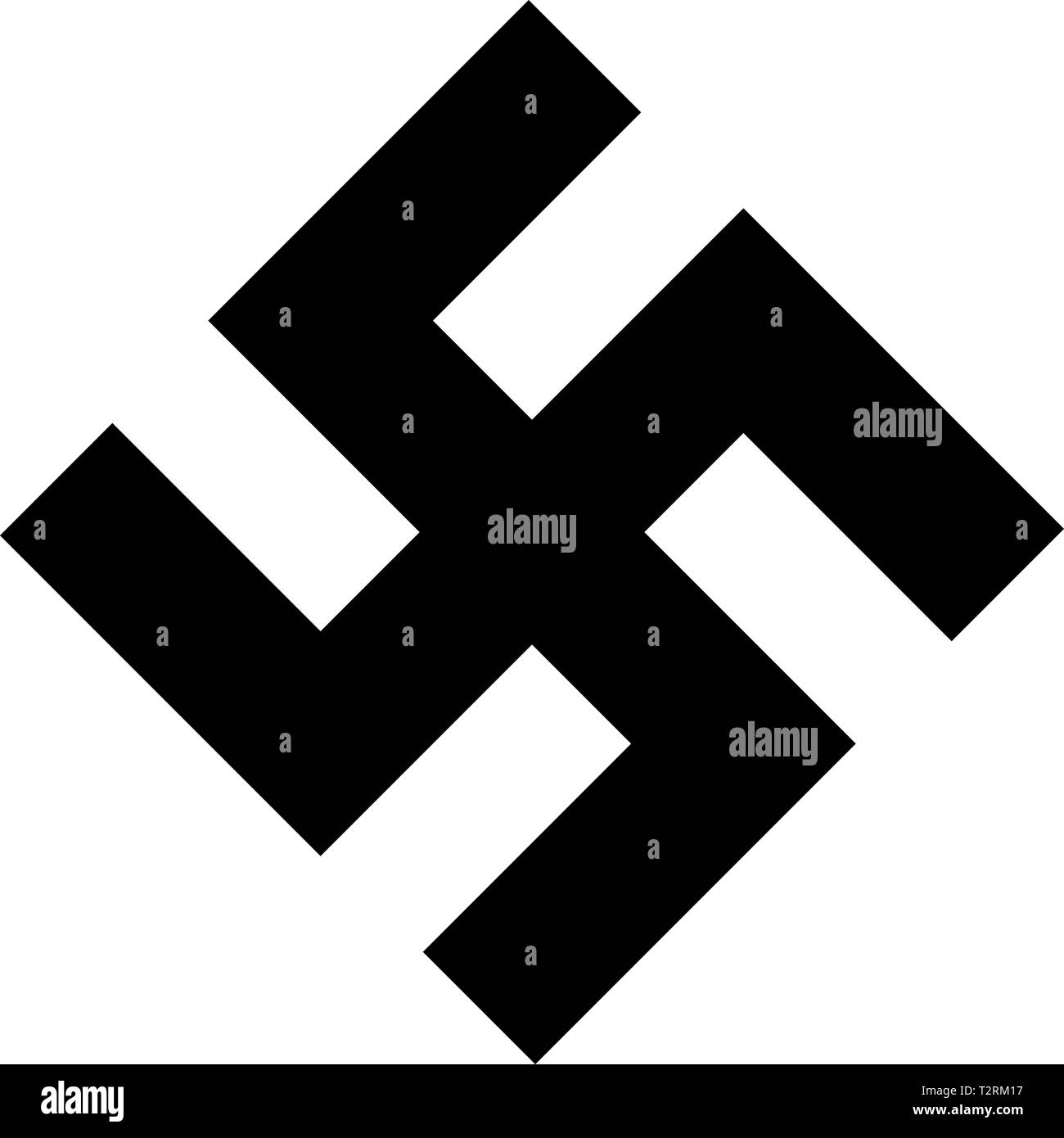 Svastica nazista Foto Stock