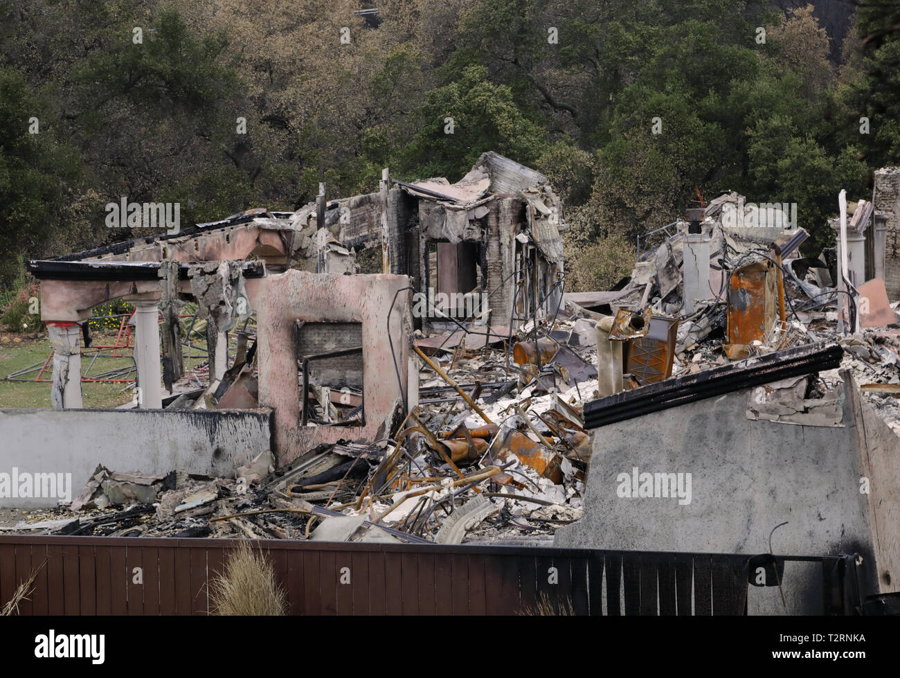 Casa Bruciata, angolo alto Foto Stock