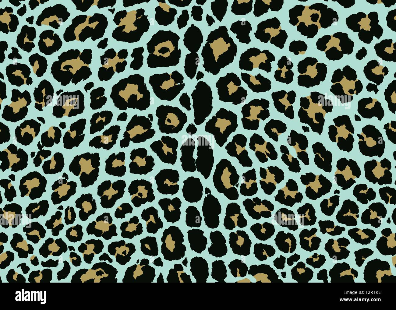 Leopard pattern design. Seamless Leopard pattern design, illustrazione vettoriale sfondo. Animali da pelliccia pelle illustrazione di progettazione per il web, moda, tessile Illustrazione Vettoriale