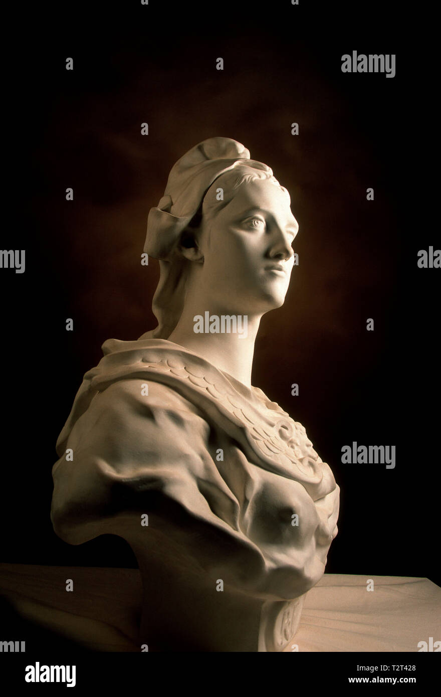 Statua di Marianne, simbolo nazionale della Repubblica francese Foto Stock
