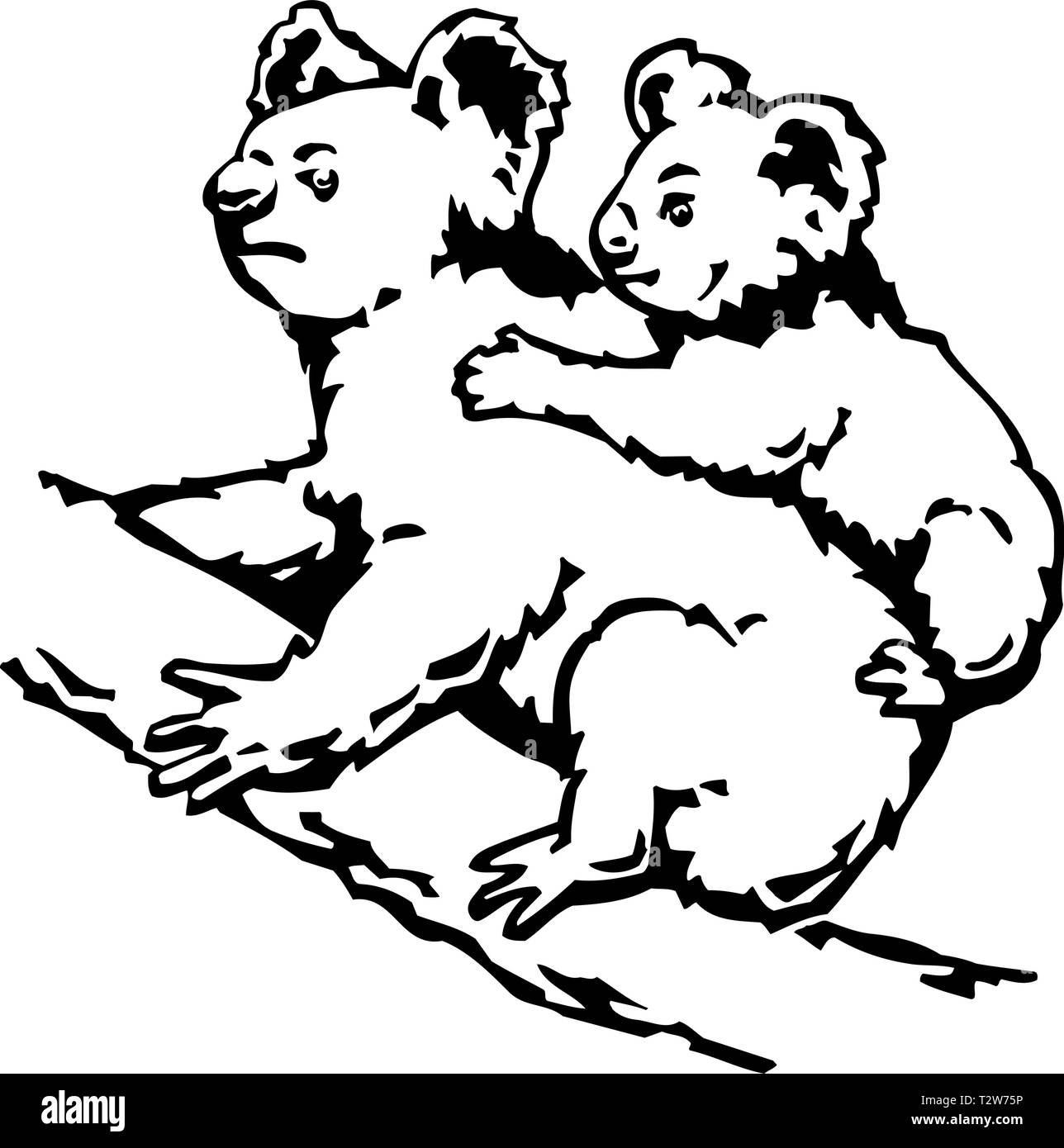 Koala illustrazione Illustrazione Vettoriale