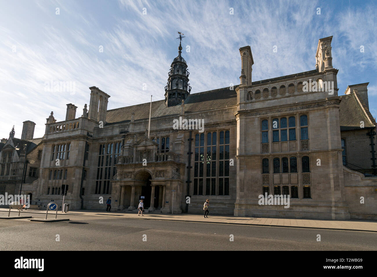L'esame scuole dove gli studenti devono sostenere gli esami e valutazioni in High Street, Oxford, Gran Bretagna Foto Stock