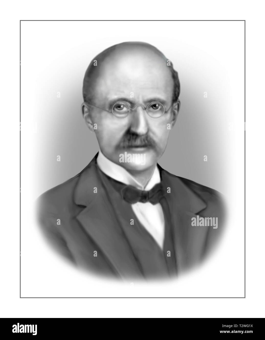 Max Planck tedesco 1858-1947 fisico teorico Foto Stock