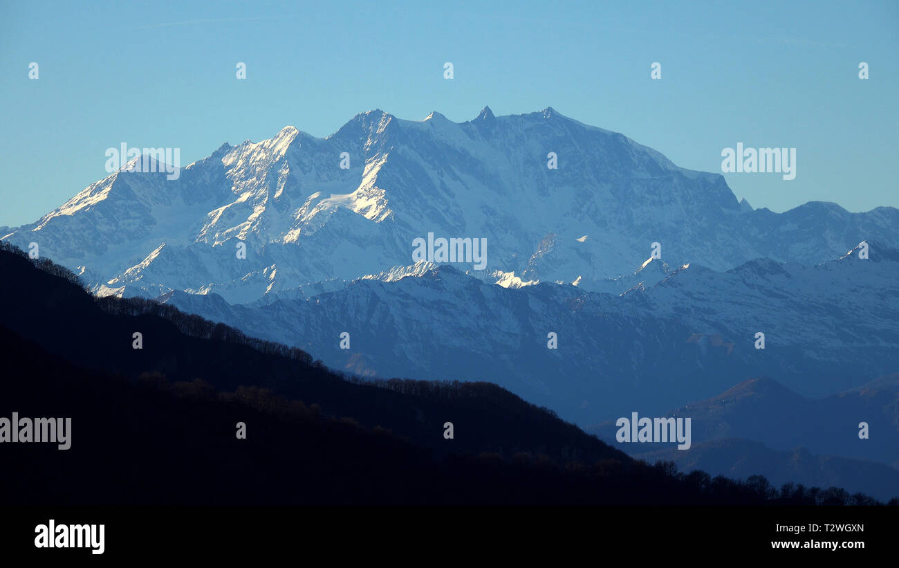 L'Italia, Alpi occidentali, Piemonte, Monte Rosa Foto Stock