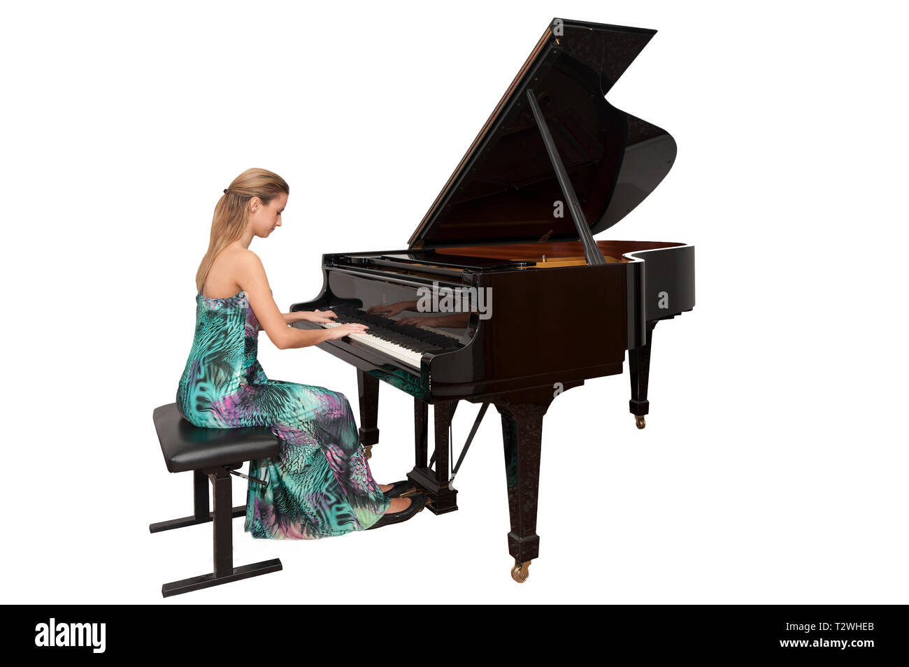 Giuseppe Verdi Conservatorio Statale di Musica Sara Revellino suona il  pianoforte Foto stock - Alamy